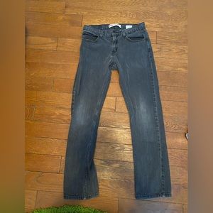 Black Levi’s jeans